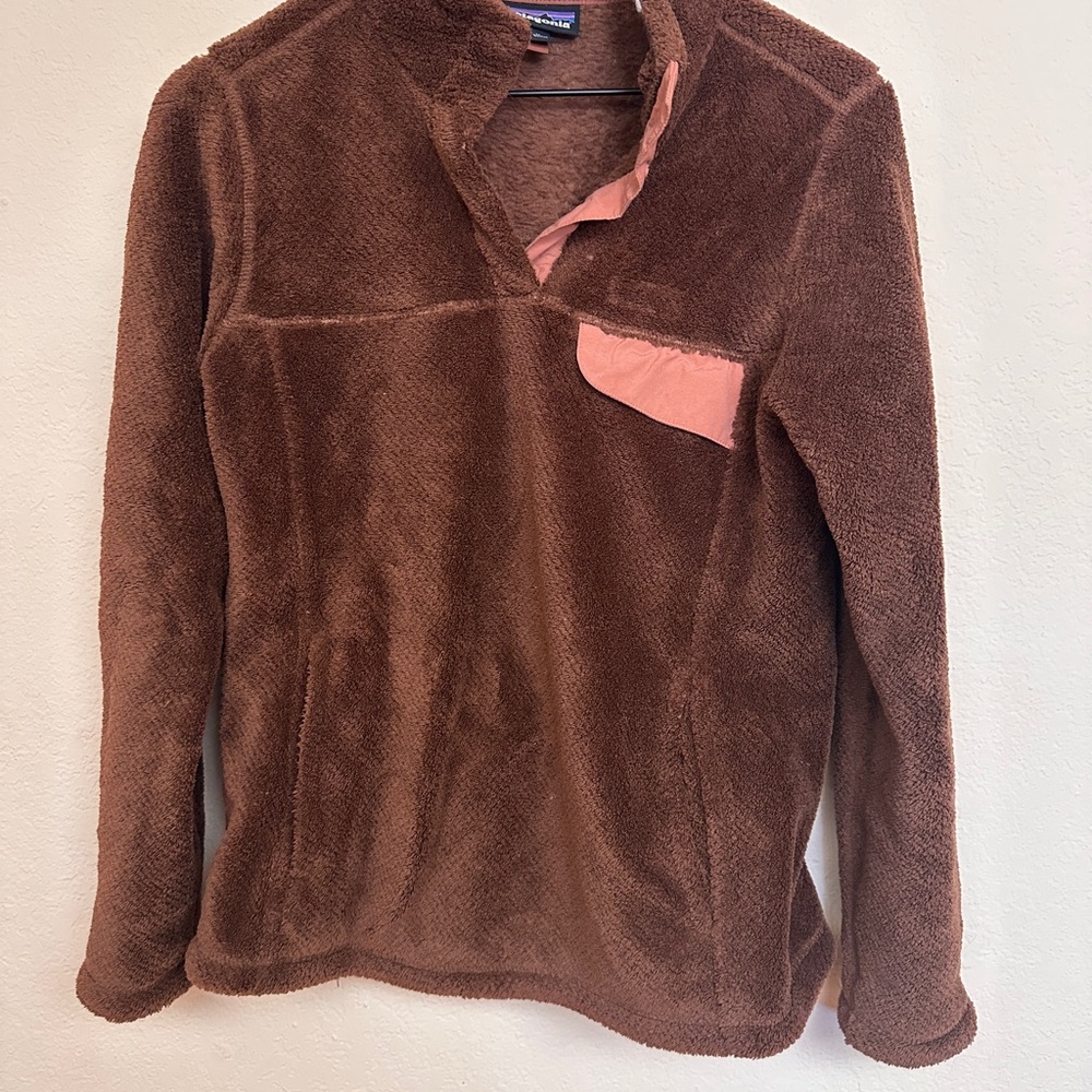 Patagonia Brown Fleece Pullover